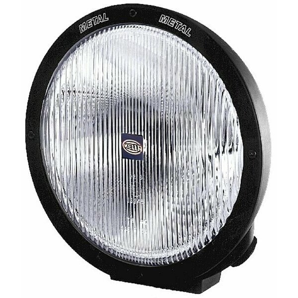 Euro Beam With Position Lamp H1 Halogen Clear Bulb 87 Round Clear Lens Black Housing, Hella, Mfr#: H12560021